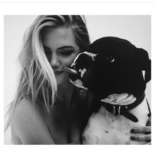 Kate Upton And Dog